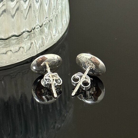 Hawaii Beach Earrings S925 Sterling Silver Handmade Ear Stud - Picture 5 of 5